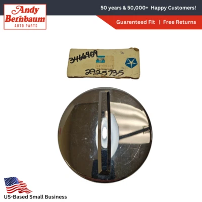 1970 Plymouth Dodge Satellite Coronet Wagon tanque de combustível cromado tampa de gás NOS 2925735 - Imagem 1 de 4