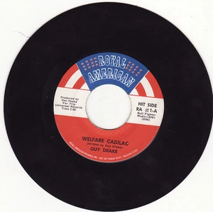 RARE SP GUY DRAKE "Welfare cadilac" ROYAL AMERICAN - Imagen 1 de 1