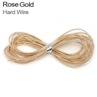French Bullion Hard Wire 10g 1mm Embroidery Thread Gimp Sewing Work Copper Wires - Image 1 of 4