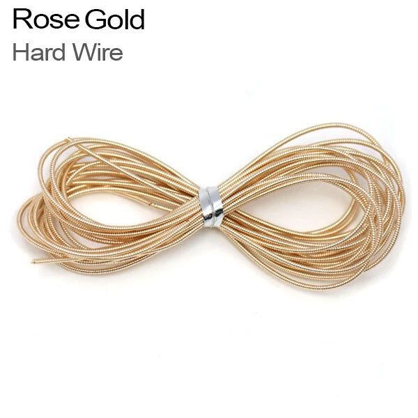 French Bullion Hard Wire 10g 1mm Embroidery Thread Gimp Sewing Work Copper Wires - Image 1 of 4