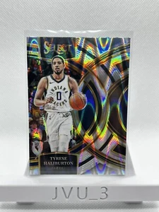 2023-24 PANINI SELECT TYRESE HALIBURTON SILVER TECTONIC PRIZM PREMIER Pacers - Imagen 1 de 2