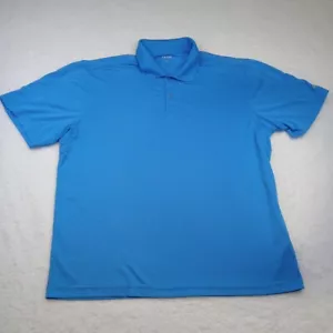 Polo para hombre Izod azul liso manga corta serie Pro talla XL manga corta - Imagen 1 de 11
