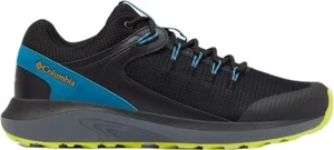 COLUMBIA TRAILSTORM WATERPROOF HIKING MEN SNEAKERS  SZ10.5 BLACK SOLAR COLOR NIB - Picture 1 of 5