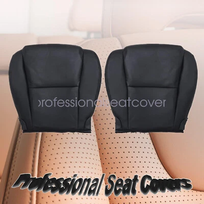 For Lexus GS460 2006-2011 Both Side Bottom Leather Seat Cover Black Perforated - Image 1 of 4