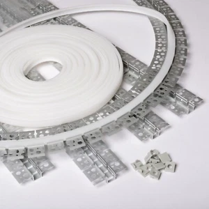 5x 2m 5213F (10M) PROFILO DA INCASSO PER STRISCE LED CARTONGESSO CURVABILI - Foto 1 di 5