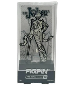 FiGPiN The Joker Classic Black and White CHASE #98 Hard Case Enamel Pin - Picture 1 of 2