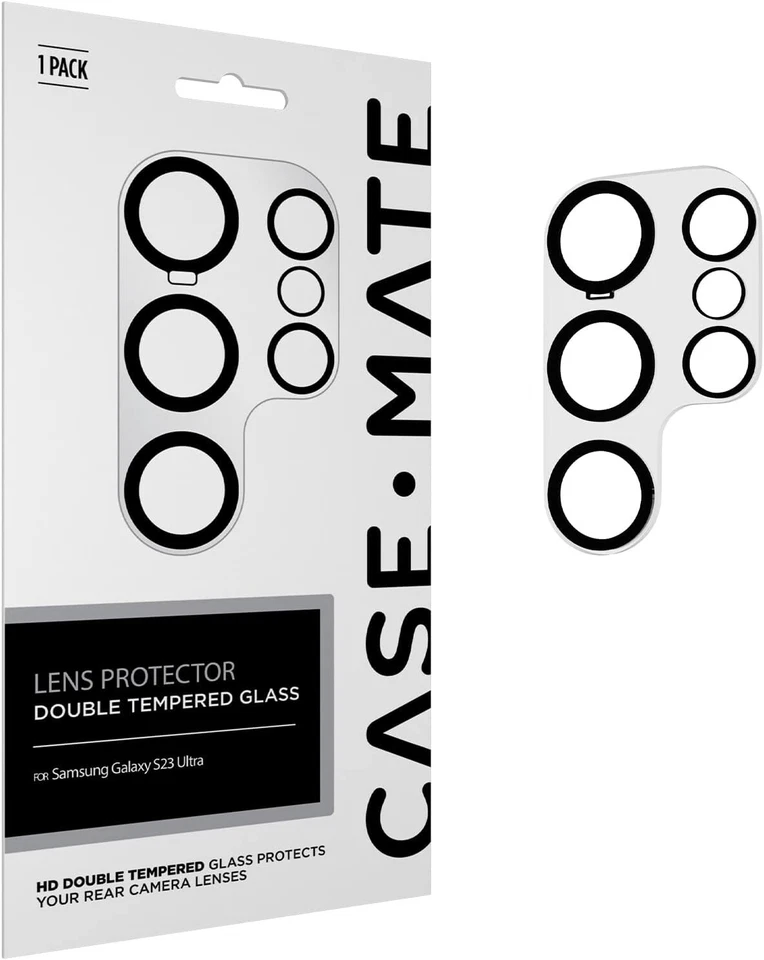 (2-Pack) Case-Mate Galaxy S23 Ultra Camera Lens Protector Ultra High Clarity - Image 1 of 1