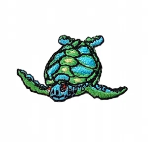 "Aplique de hierro en parche pequeña tortuga marina 7/8"" x 1-3/8" - Imagen 1 de 1