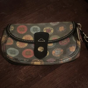 Dooney & Bourke Monogram Logo Wristlet Wallet Pouch - Picture 1 of 4