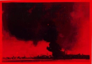 1930's Real Photo Ship in Harbor Bombing by Japanese Shanghai China #3 - Picture 1 of 2