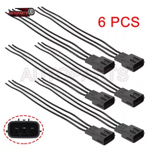 6 Male Connector for Nissan Rb20det Rb25 Rb25det Ignition Coil UF540 3 Wire - Picture 1 of 11