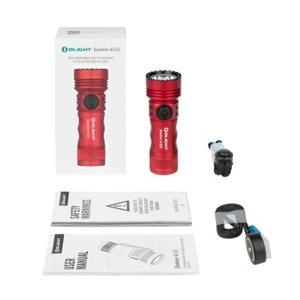 Olight Seeker 4 Mini White/UV LED Flashlight, Red, Cool White, 1200L, 365nm UV - Picture 1 of 16