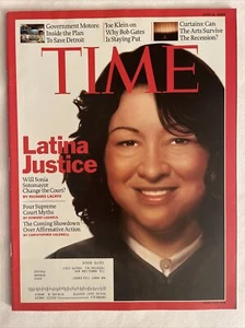 2009 June 8 TIME Magazine, Latina Justice SONIA SOTOMAYOR (CP221) - Picture 1 of 3