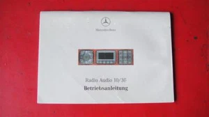 Istruzioni D'Uso Manuale Istruzioni Radio Audio 10/30 Mercedes - Foto 1 di 1