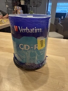 Verbatim 94554 700MB 52x CD-R Disc - Pack of 100 Read Description Please ** - Afbeelding 1 van 6