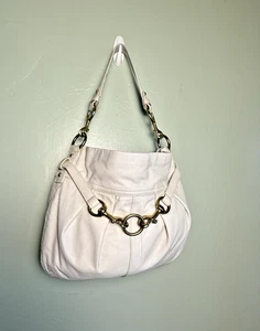 Coach Hampton 2006 Hobo Bag White Gold Hardware Handtasche Schultertasche K0693-10205 - Bild 1 von 12