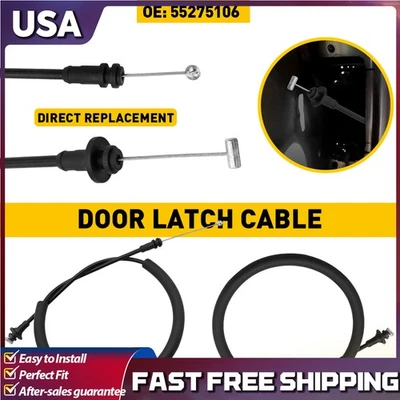 Cables de liberación de pestillo de puerta trasera 2X 55275106 para Dodge 1998-02 1500 Ram 2500 3500 Foto 1 de 4