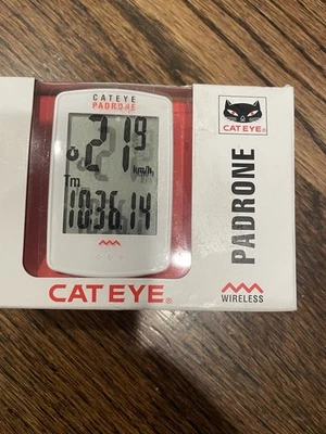 Cateye Padrone Wireless Bicycle Computer, Black - Image 1 of 4
