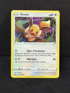 Eevee SWSH118 - Pokemon TCG - Promo - Near Mint ✨Holo Bleed✨ - Picture 1 of 3