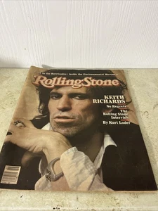 Vintage Rolling Stone Magazine No 356 November 12 1981 Keith Richards - Bild 1 von 6