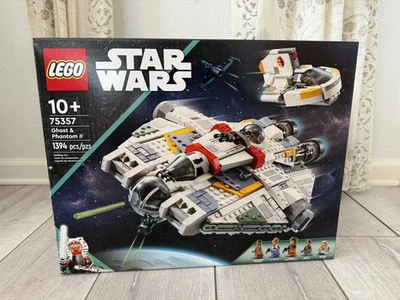 Lego Star Wars Ahsoka Ghost and Phantom II brinquedo de nave espacial 75357 novo e lacrado!  - Imagem 1 de 4