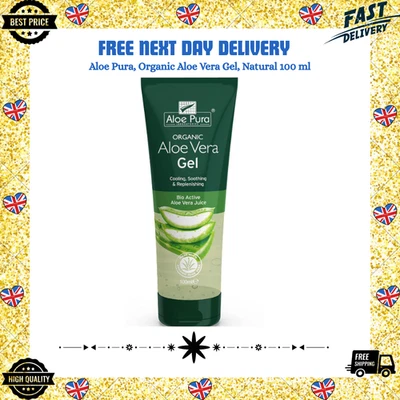 Aloe Pura, Organic Aloe Vera Gel, Natural 100 ml - Image 1 of 4