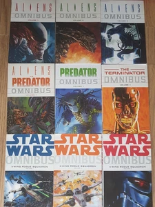 9 Dark Horse RARE Omnibus Graphic Novels Aliens/Starwars/Predator/The Terminator - Picture 1 of 21
