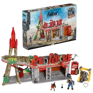 MEGA Fallout Red Rocket Truck Stop Set con personaggi per fan di bambini e adulti - Foto 1 di 3