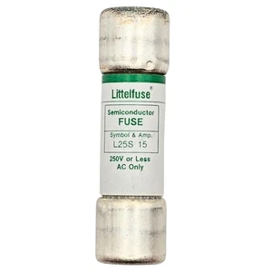 Littelfuse L25S15 (L25S015) Fusibile di protezione semiconduttore 15 Amp 250V - 200kA IR - Foto 1 di 9