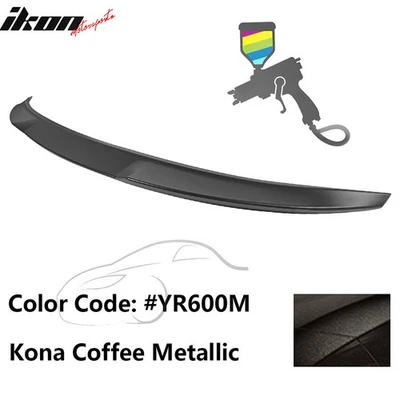Alerón de maletero para Honda Accord 18-22 estilo 10 V #YR600M Kona café metálico Foto 1 de 4