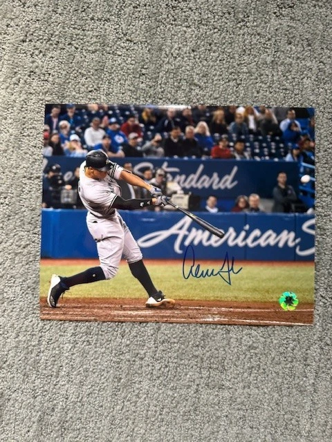 Foto/certificado de autenticidad firmada por Aaron Judge autografiada 8 x 10 3X AL MVP NY YANKEES Foto 1 de 1