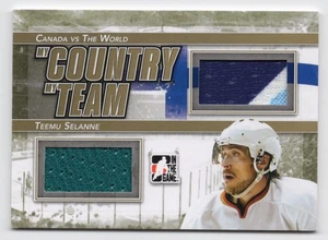 2011-12 ITG My Country My Team Canada World Gold Teemu Selanne #MCMT-02 4 color - Picture 1 of 2