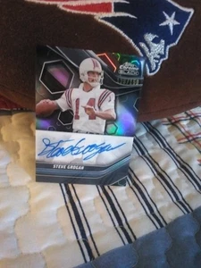2024 Topps Steve Grogan Patriots Chrome Black Refractor Autograph - Picture 1 of 3