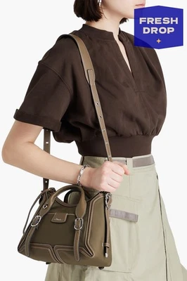 PVP €600 3.1 PHILLIP LIM Pashli Moto Bolso de Mano Logo Correa Desmontable Cierre de Cremallera Foto 1 de 4