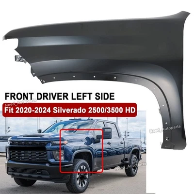 Front Left Side Fender For 2020-2023 Chevrolet Silverado 2500 HD Replacement - Image 1 of 4