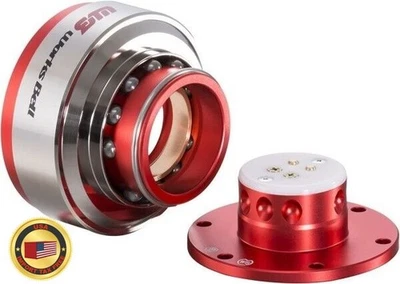 WorksBell RAPFIX II rojo 13030 liberación rápida accesorio de una acción jefe de dirección Foto 1 de 4