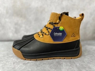 Alpine Design Gavin Duck Boots Men’s Tan Full Grain Leather Waterproof - Image 1 of 4