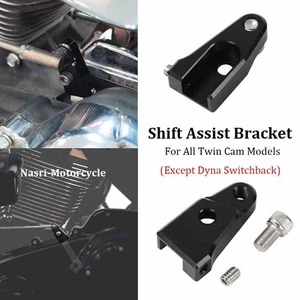 For Harley Touring Dyna Softail Twin Cam Black Ez Shift Neutral Gear Assist Kit - Picture 1 of 8