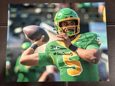Dante Moore Oregon Ducks Signed 8x10 Photo Auto Autograph - Image 1 of 3