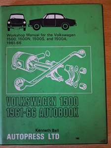 VOLKSWAGEN 1500, 1961-66, AUTOBOOKS WORKSHOP MANUAL - Picture 1 of 1