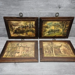 Ranulph Bye Mounted Litho Lot (4) 11 1/2" x 8 1/2" Damaged Vintage Repro READ - Picture 1 of 12