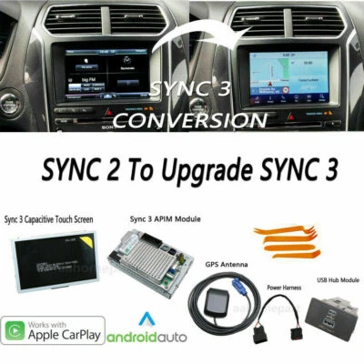 Factory SYNC 2 to SYNC 3 3.4 Upgrade Carplay Kit Fit for Ford Sync3 APIM NA224 - Image 1 of 4