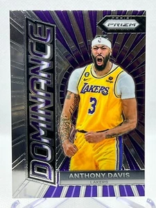 ANTHONY DAVIS 2023-24 Panini Prizm Basketball #25 Dominance Insert - Picture 1 of 2
