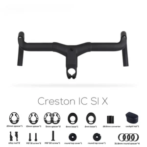 Creston Ic Sl Carbon Focused One Piece Cockpit Bike Handlebar for Gravel Road - Picture 1 of 48