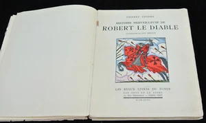 Antiquarian Book-ROBERT LE DIABLE-HANDCOLOURED LITHOGRAPH-Arnoux-Sandre-1927 - Picture 1 of 5