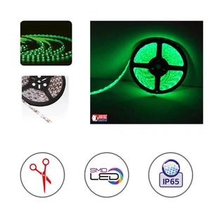 LED Stripe LED Tira Luz Cadena Banda Franja Luminosa Strip Verde 5M Extensible - Imagen 1 de 2