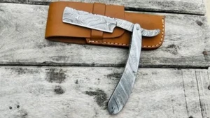 Handmade Damascus steel Straight Razor for Men Barber Salon Shave - Picture 1 of 6