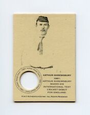 #TN27866 ARTHUR SHREWSBURY 1881 Penny Collector Card