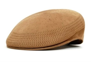 KANGOL Hat 504 Tropic Ventair Flat Cap 0290BC Summer Tan Sizes: S - XL - Picture 1 of 3