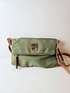 Jones New York Olive Green & Brown Solid Sling Bag - Picture 1 of 11